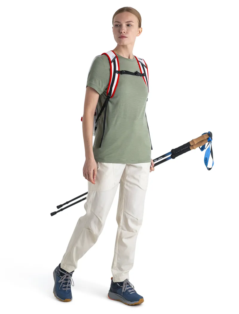 Icebreaker Womens Merino 150 Tech Lite III Short Sleeved Tee - Lichen-5