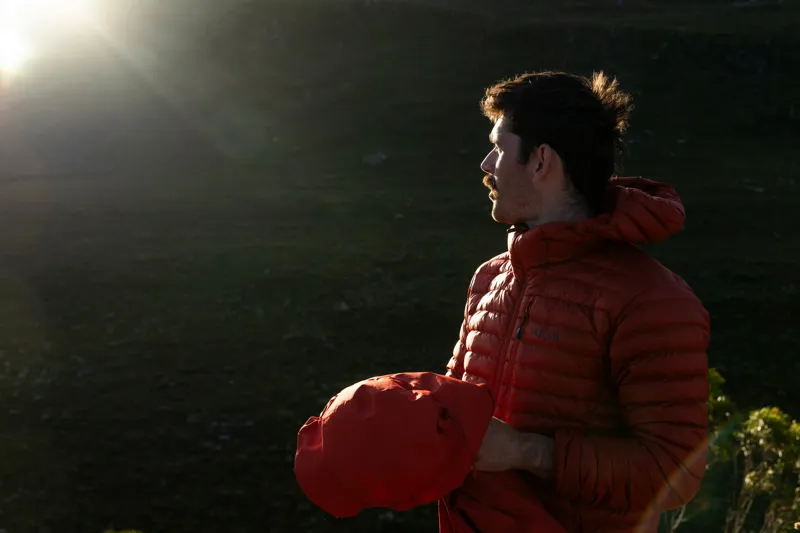 Rab Mens Microlight Alpine Jacket - Tuscan Red-5