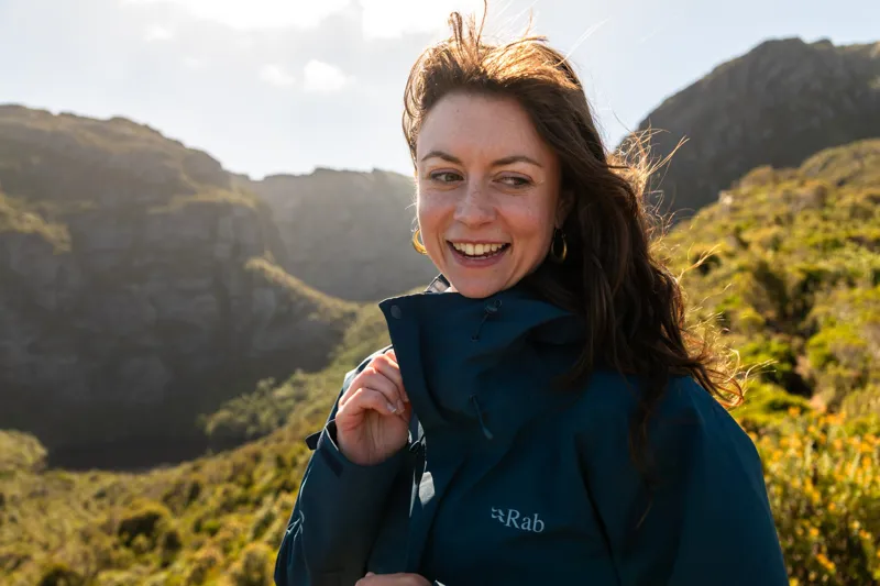 Rab Womens Downpour Jacket - Tempest Blue-4