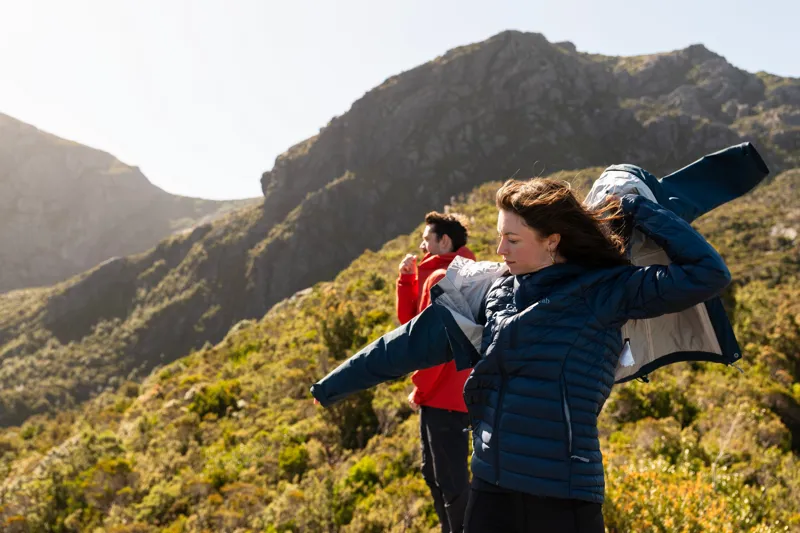 Rab Womens Downpour Jacket - Tempest Blue-6