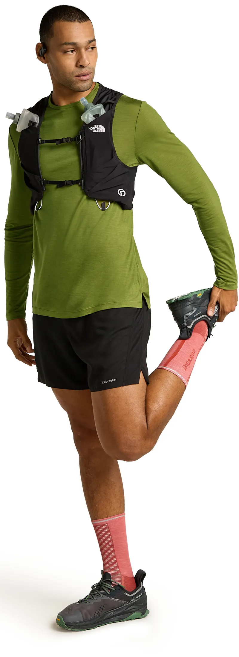 Icebreaker Mens Merino 125 Cool-Lite Sphere III Long Sleeved Tee - Spagnum-5