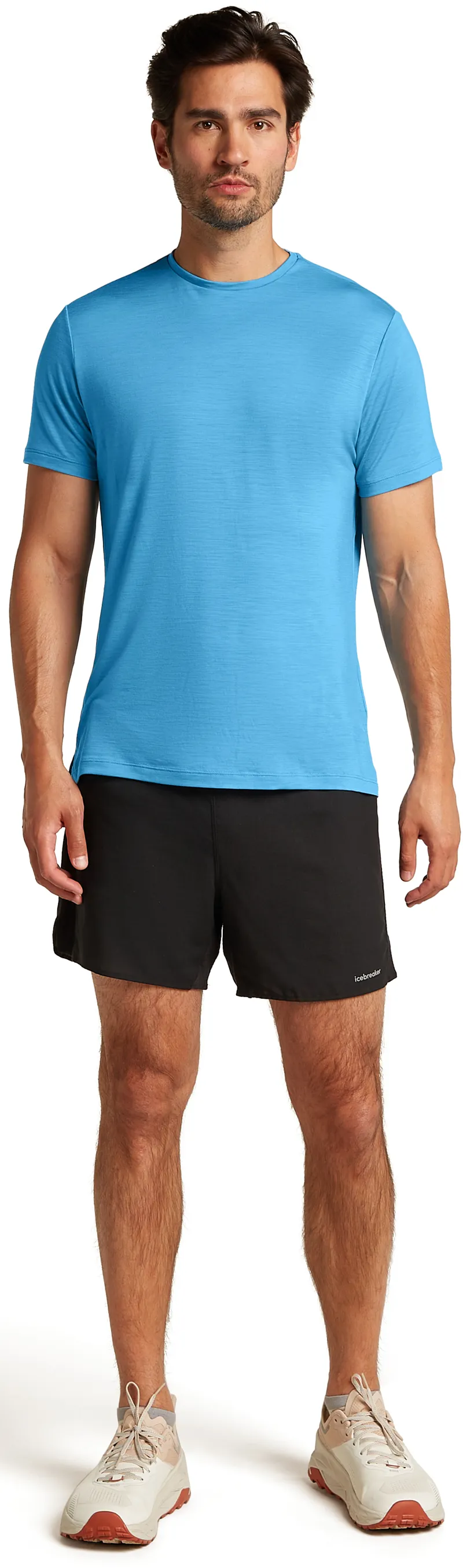 Icebreaker Mens Merino 125 Cool-Lite Sphere III Short Sleeved Tee - Arctic-4