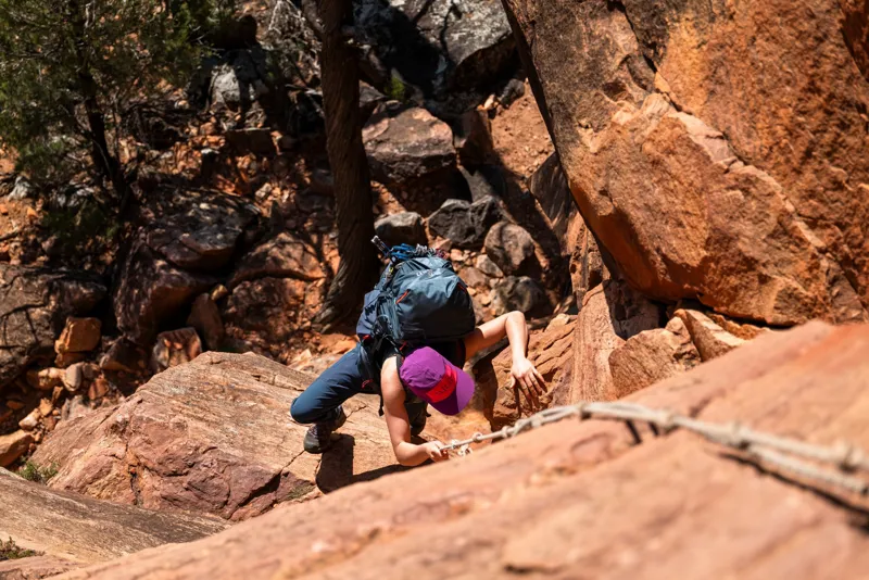 Rab Talus 5 Panel Cap - Plum-Watermelon-9
