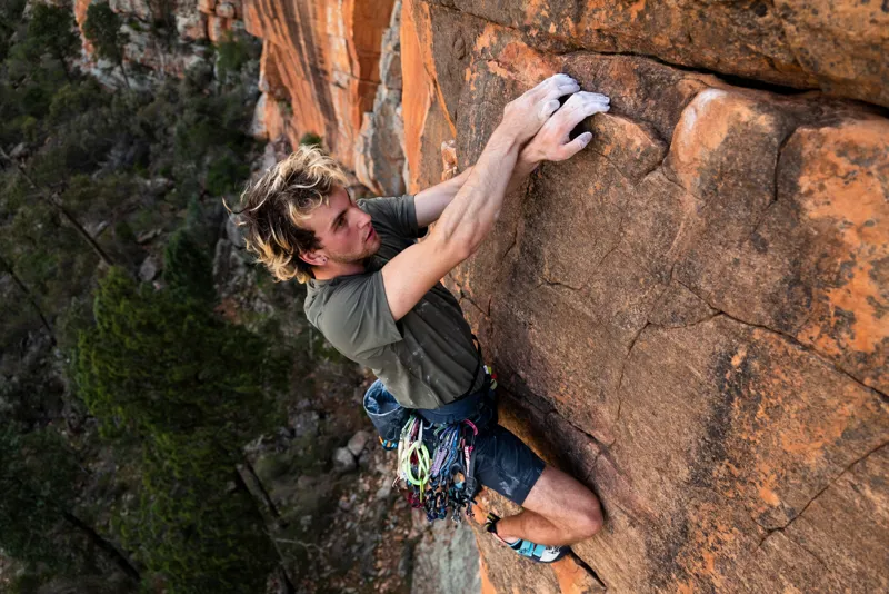 Rab Mens Sonic Tee - Light Khaki-3