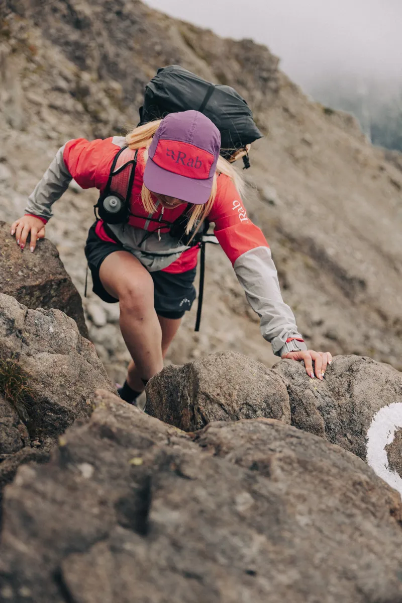 Rab Talus 5 Panel Cap - Plum-Watermelon-6