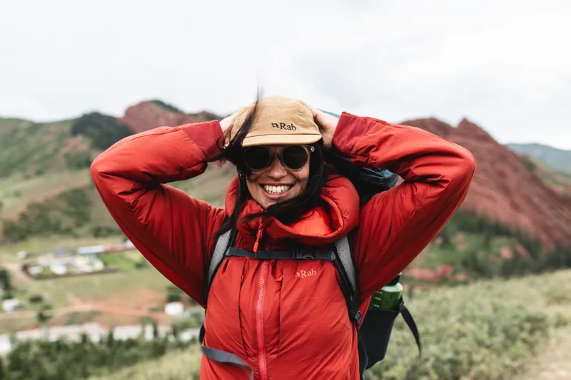 Rab Womens Xenair Alpine Jacket - Tuscan Red-6