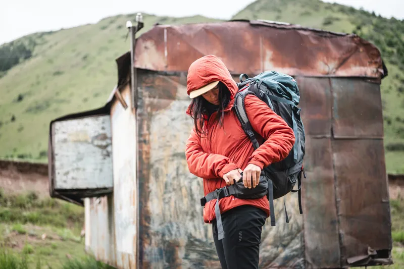 Rab Womens Xenair Alpine Jacket - Tuscan Red-9