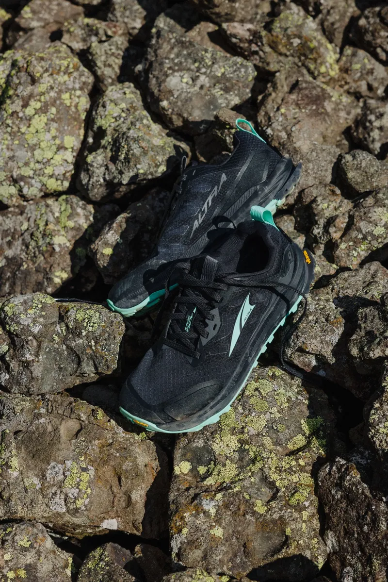 Altra Womens Lone Peak 9+ Trail Shoes - Teal-Black-10