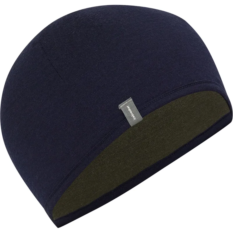 Icebreaker Mens 200 Oasis Revers Beanie - Dark Loden-Midnight Navy-1