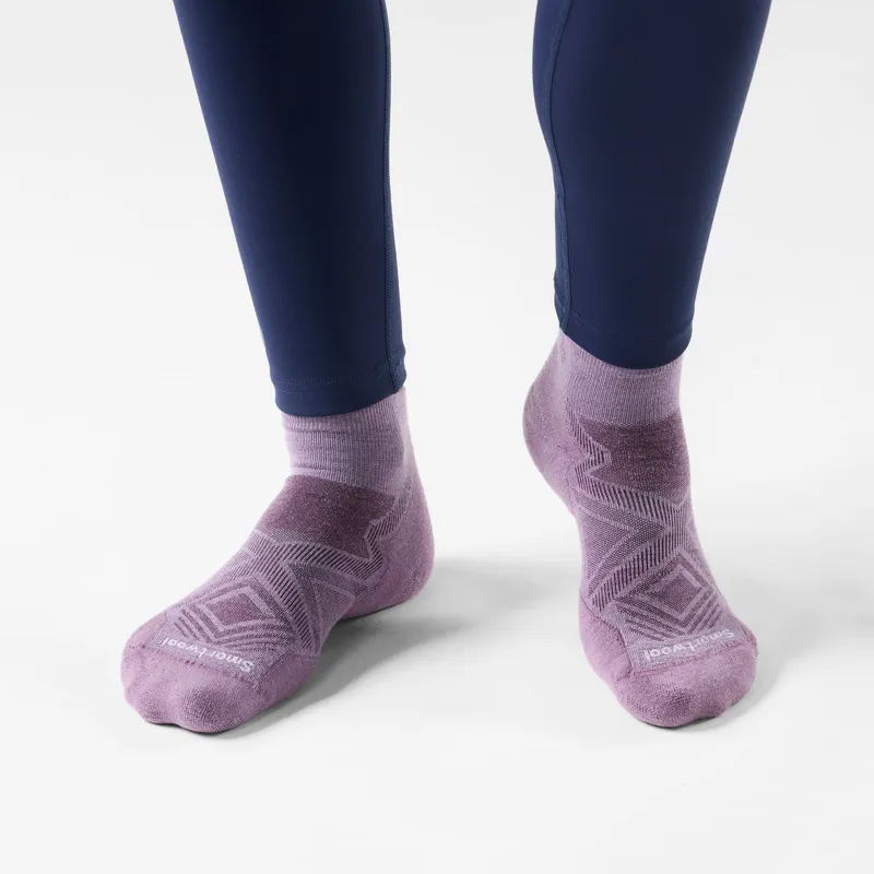 Smartwool Womens Run Targeted Cushion Ankle Socks - Purple Dawn-1