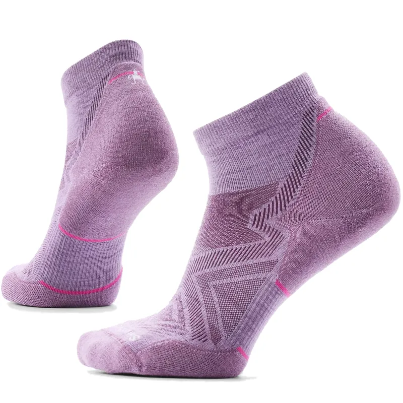 Smartwool Womens Run Targeted Cushion Ankle Socks - Purple Dawn