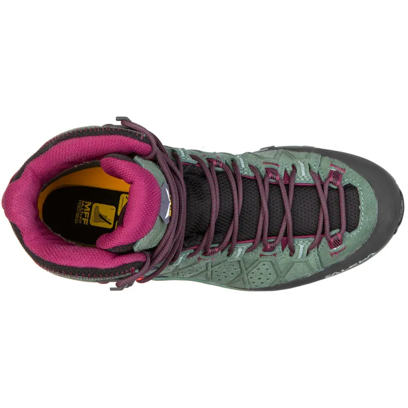 Salewa Womens Alp Trainer 2 Mid GTX Boots - Duck Green-5