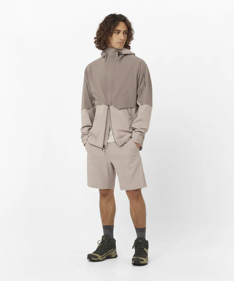 Salomon Mens X Ultra 5 Mid GTX Shoe - Peat-Gray Green-Blue Nights-8