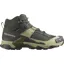 Salomon Mens X Ultra 5 Mid GTX Shoes - Peat-Gray Green-Blue Nights