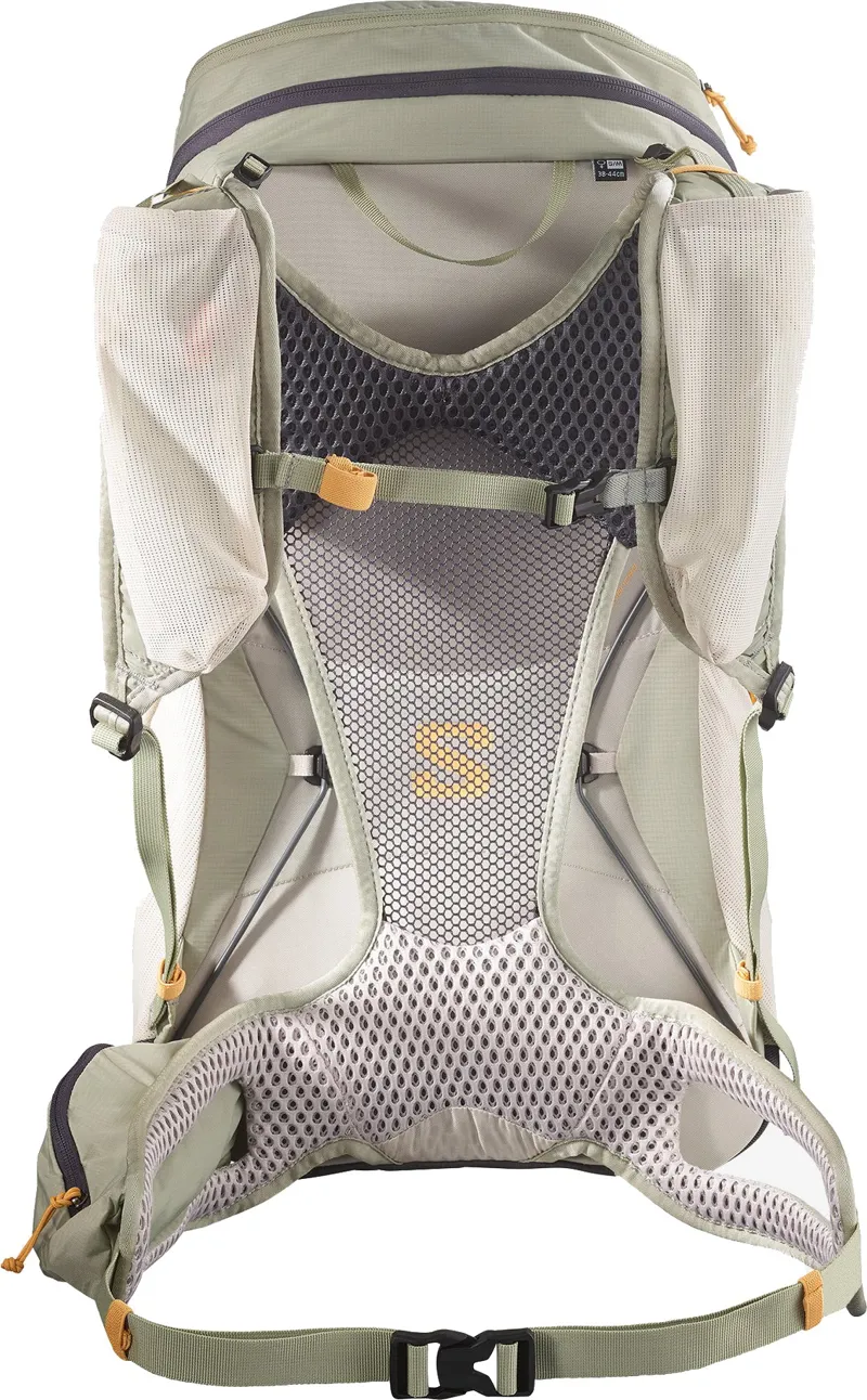 Salomon Womens Aerotrek 28 Rucksack - Seagrass-Silver Cloud-Nine Iron-1