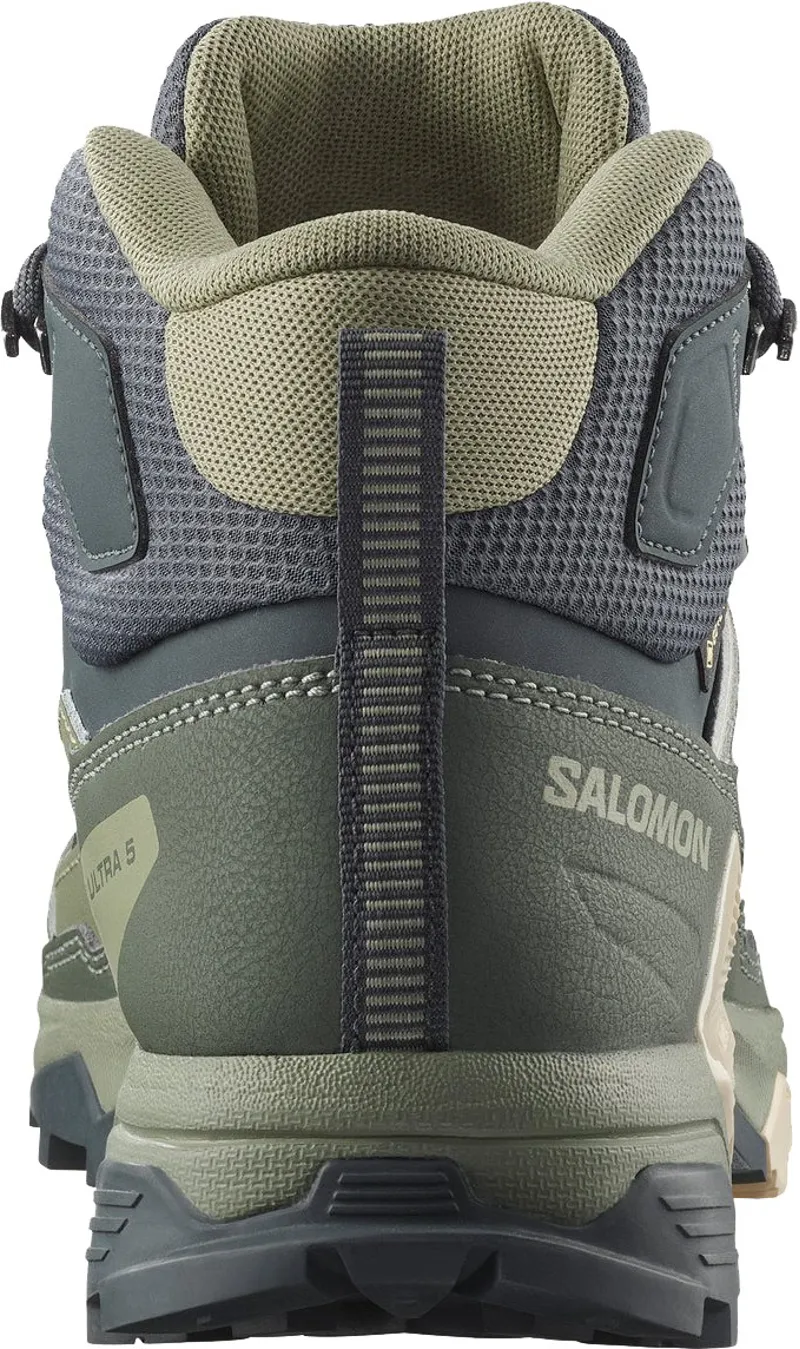 Salomon Womens X Ultra 5 Mid GTX Shoe - Turbulence-Sedona Sage-Tender-3