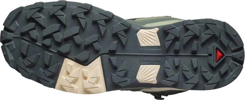 Salomon Womens X Ultra 5 Mid GTX Shoe - Turbulence-Sedona Sage-Tender-5