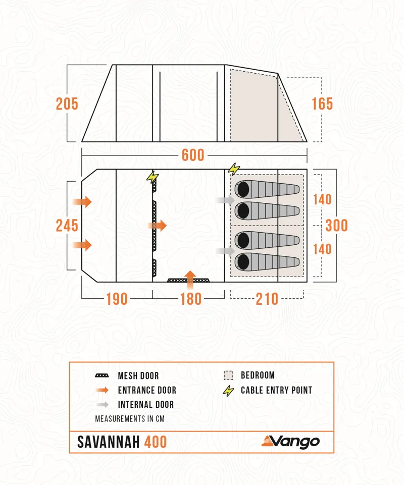 Vango Savannah 400 Tent Package-1