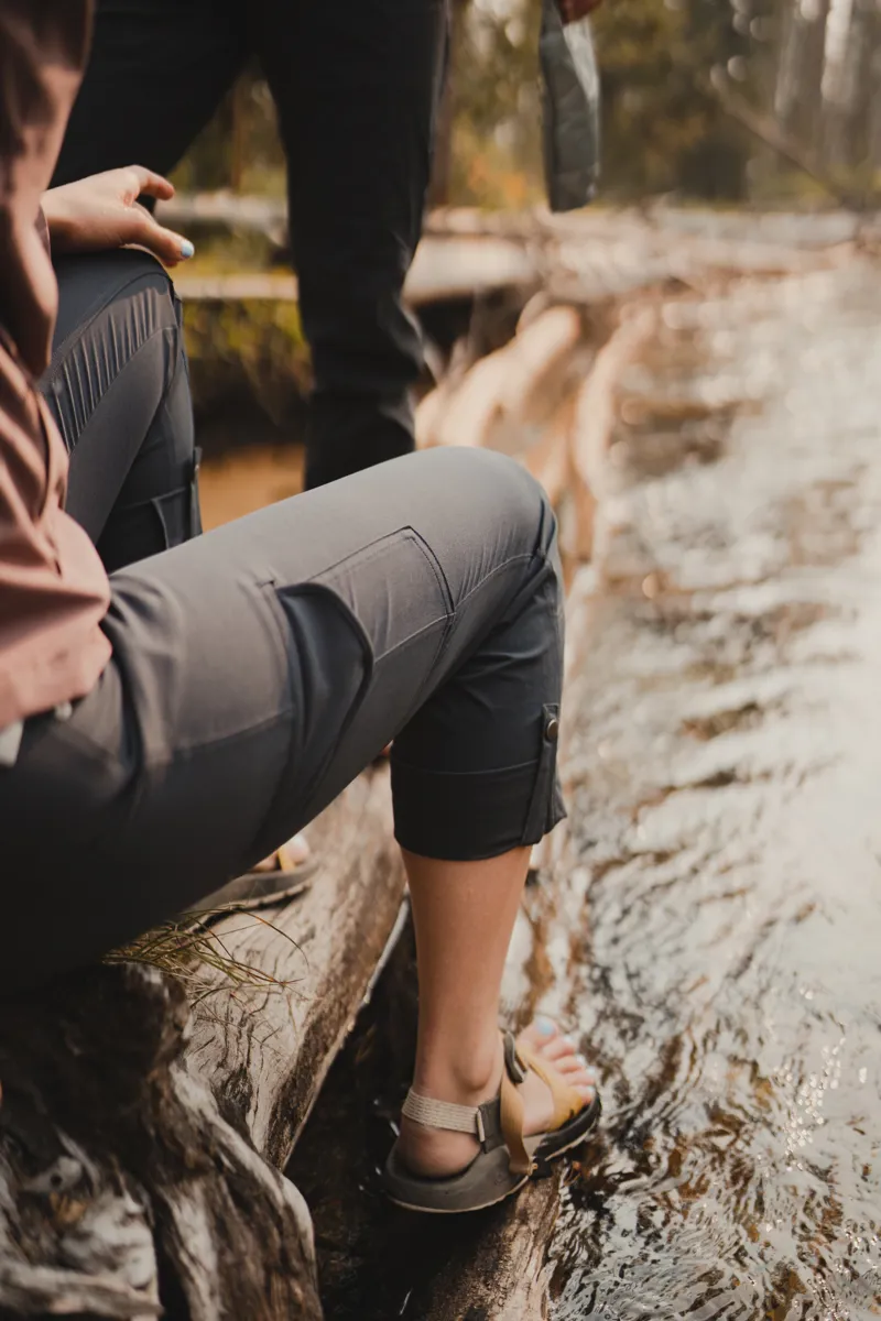 Kuhl Womens FreeFlex Roll Up Trousers - Koal-4