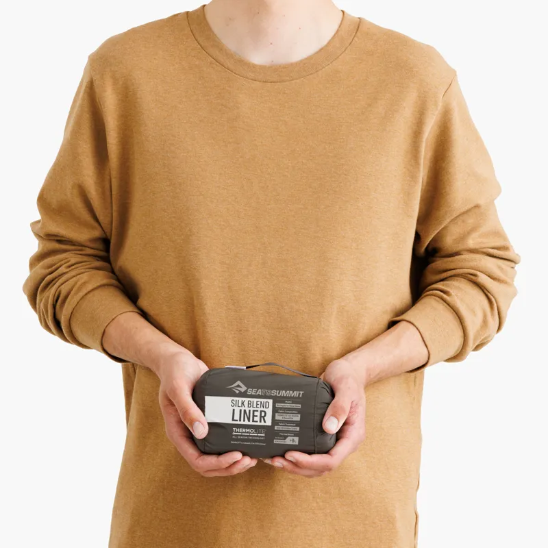 Sea To Summit Silk Blend Sleeping Bag Liner - Mummy - Compact-2