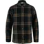 Fjallraven Mens Singi Flannel Overshirt - Dark Navy-Wood Brown