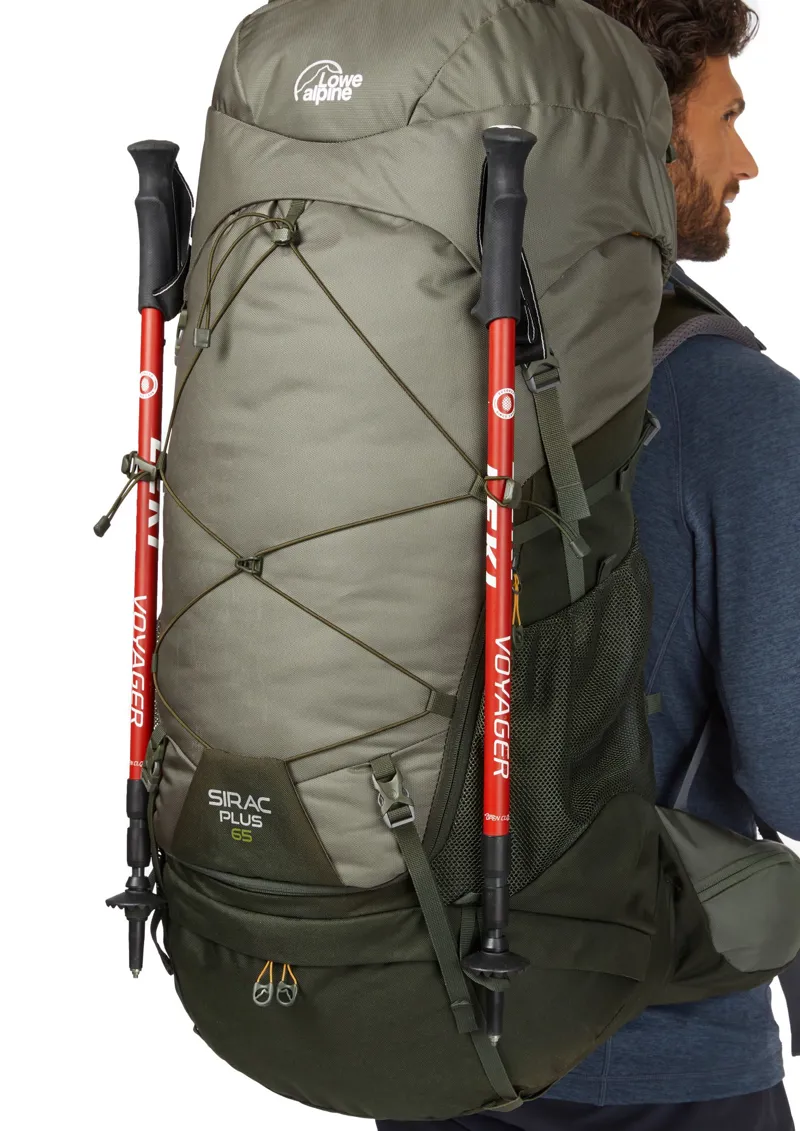 Lowe Alpine Sirac Plus 65 Rucksack - Light Khaki-Army-8