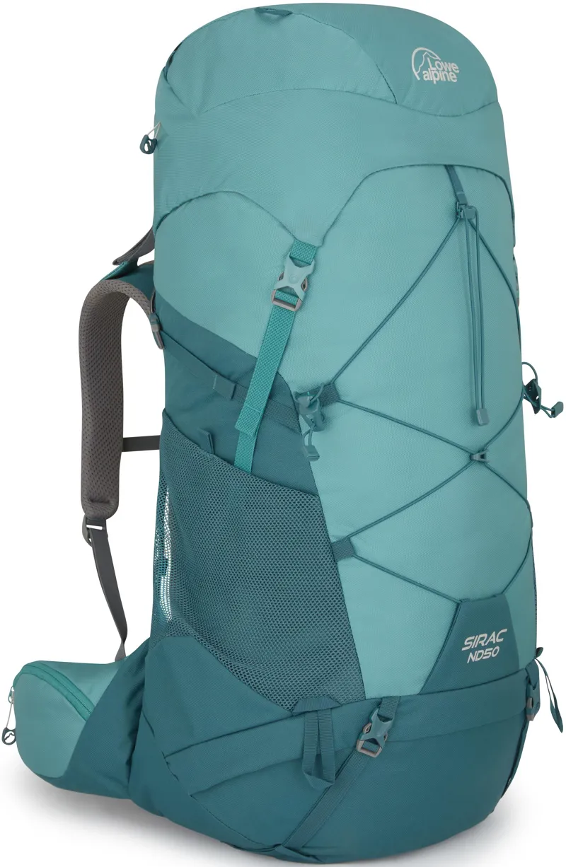 Lowe Alpine Womens Sirac ND50 Rucksack - Sagano Green-Storm Green