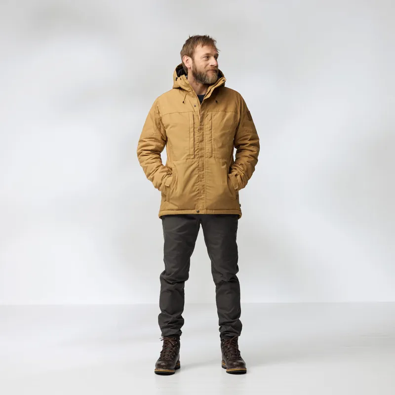 Fjallraven Mens Skogso Padded Jacket - Black Oak-2