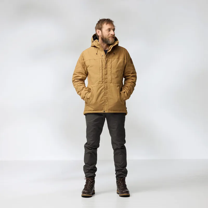 Fjallraven Mens Skogso Padded Jacket - Buckwheat Brown-2