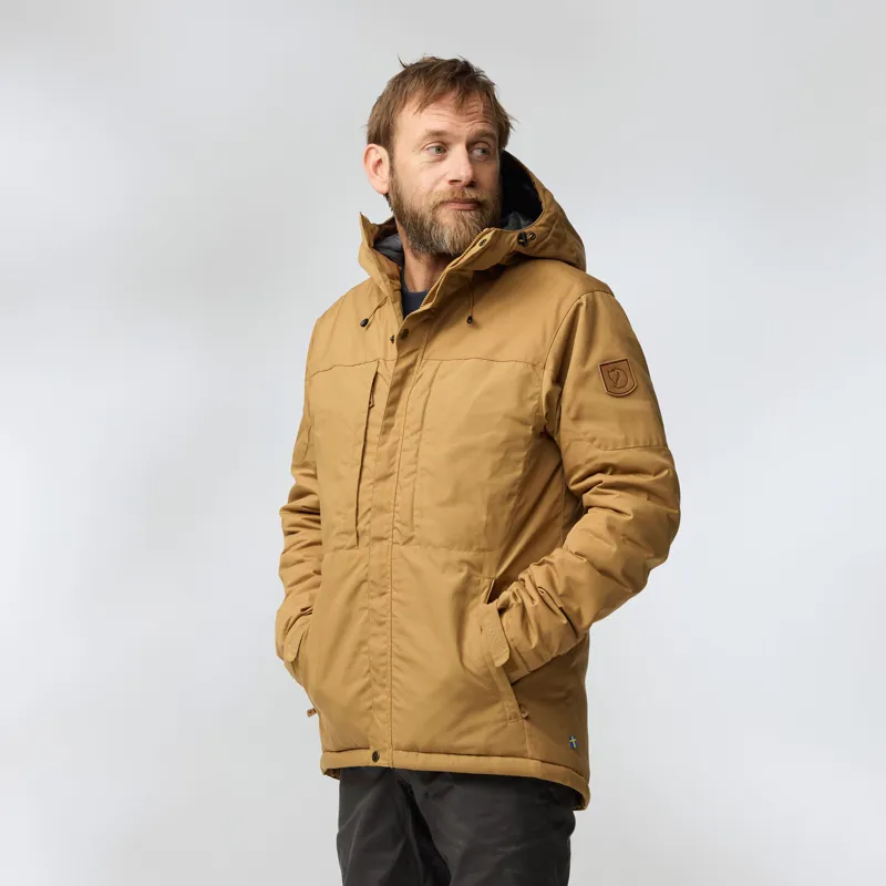 Fjallraven Mens Skogso Padded Jacket - Black Oak-5