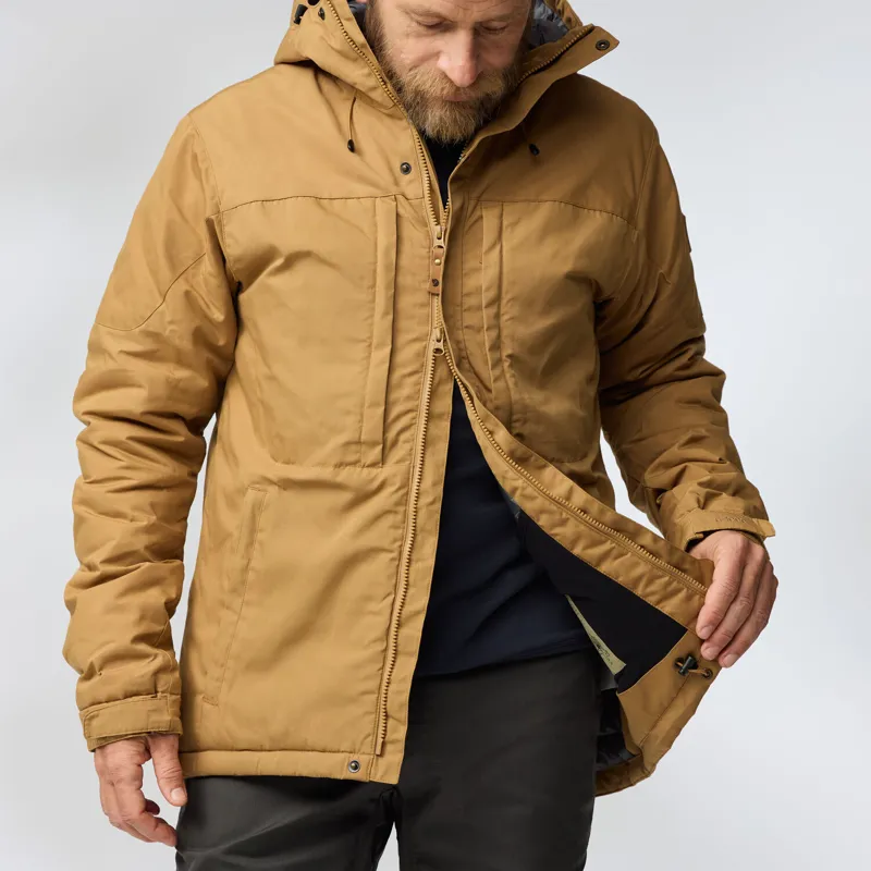 Fjallraven Mens Skogso Padded Jacket - Dark oak-10
