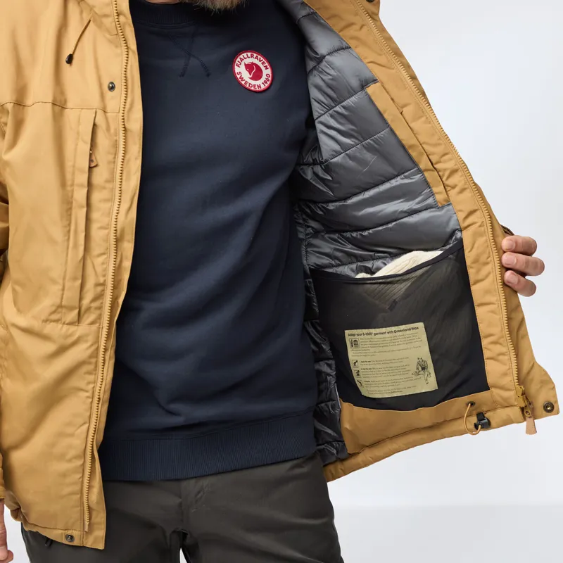 Fjallraven Mens Skogso Padded Jacket - Dark oak-11