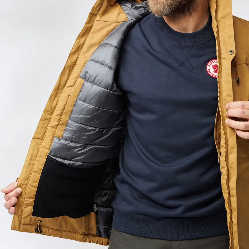 Fjallraven Mens Skogso Padded Jacket - Black Oak-12