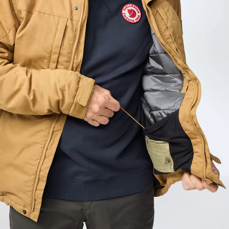 Fjallraven Mens Skogso Padded Jacket - Dark oak-13