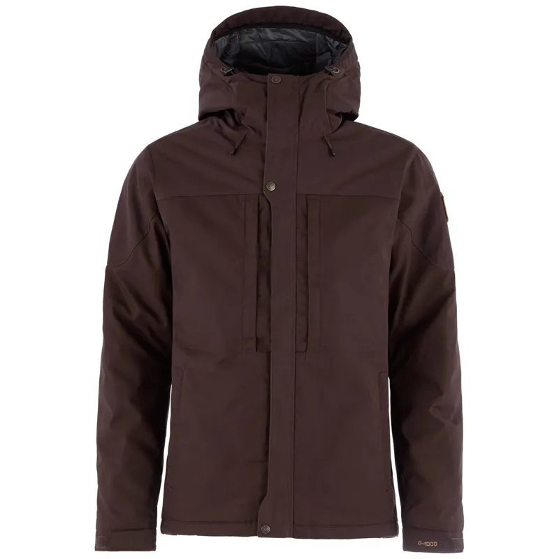 Fjallraven Mens Skogso Padded Jacket - Black Oak