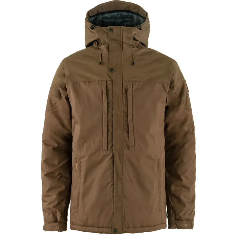 Fjallraven Mens Skogso Padded Jacket - Dark oak