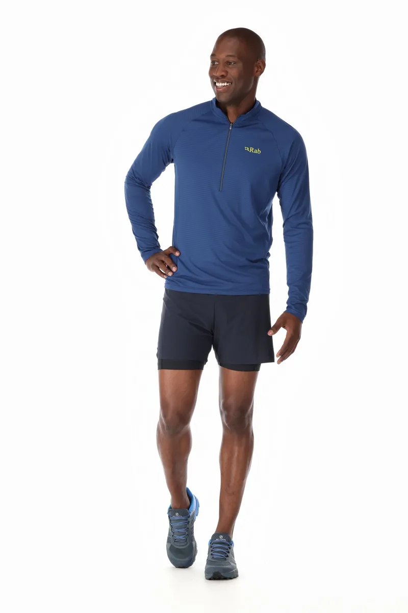 Rab Mens Sonic LS Zip - Nightfall Blue-3