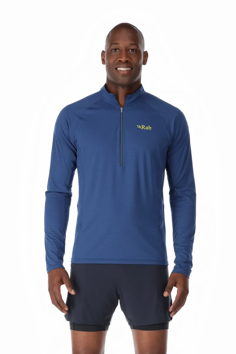 Rab Mens Sonic LS Zip - Nightfall Blue-4