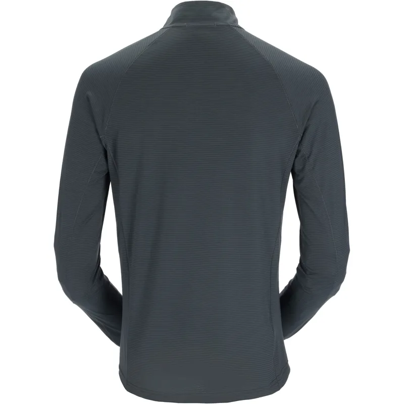 Rab Mens Sonic Long Sleeved Zip-Tee - Beluga-1