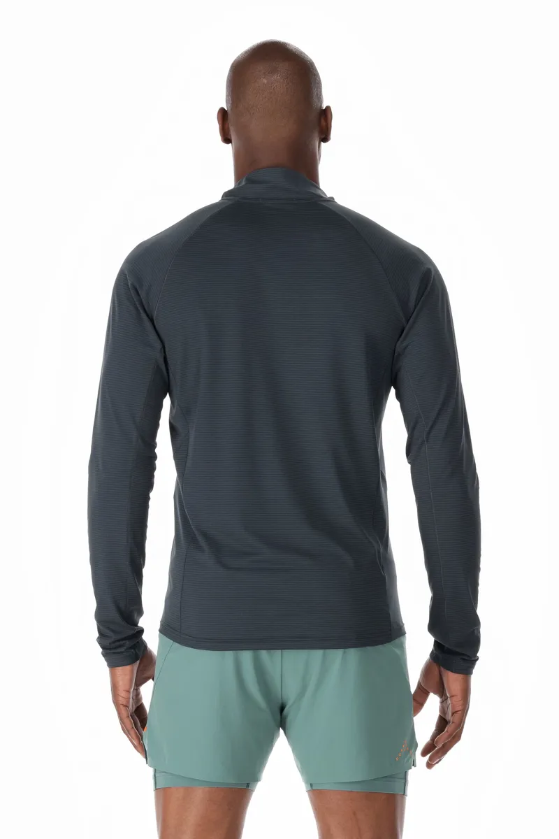 Rab Mens Sonic Long Sleeved Zip-Tee - Beluga-3