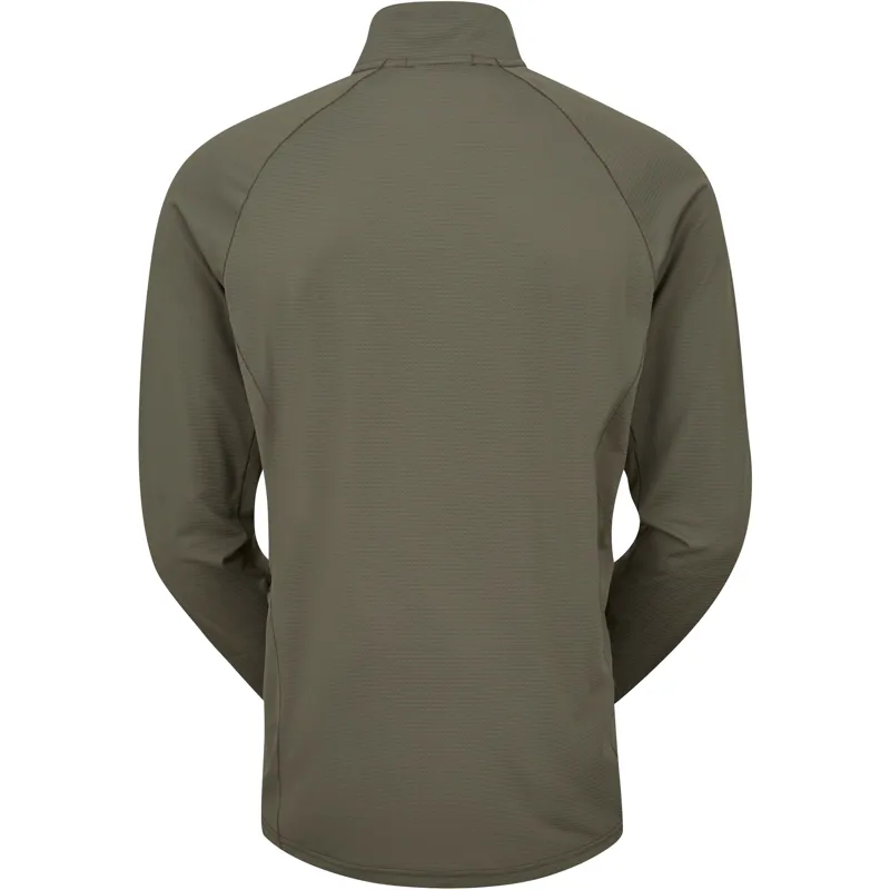 Rab Mens Sonic Long Sleeved Zip-Tee - Light Khaki-1