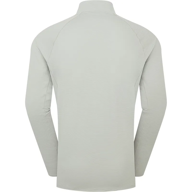 Rab Mens Sonic Long Sleeved Zip-Tee - Light Zinc-1
