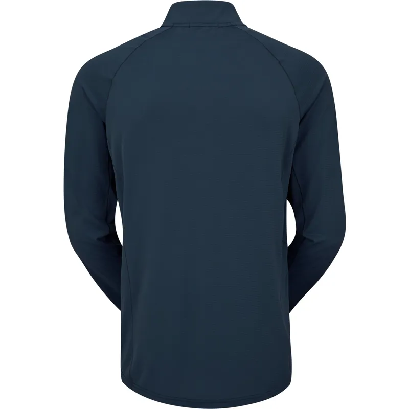 Rab Mens Sonic Long Sleeved Zip-Tee - Tempest Blue-1