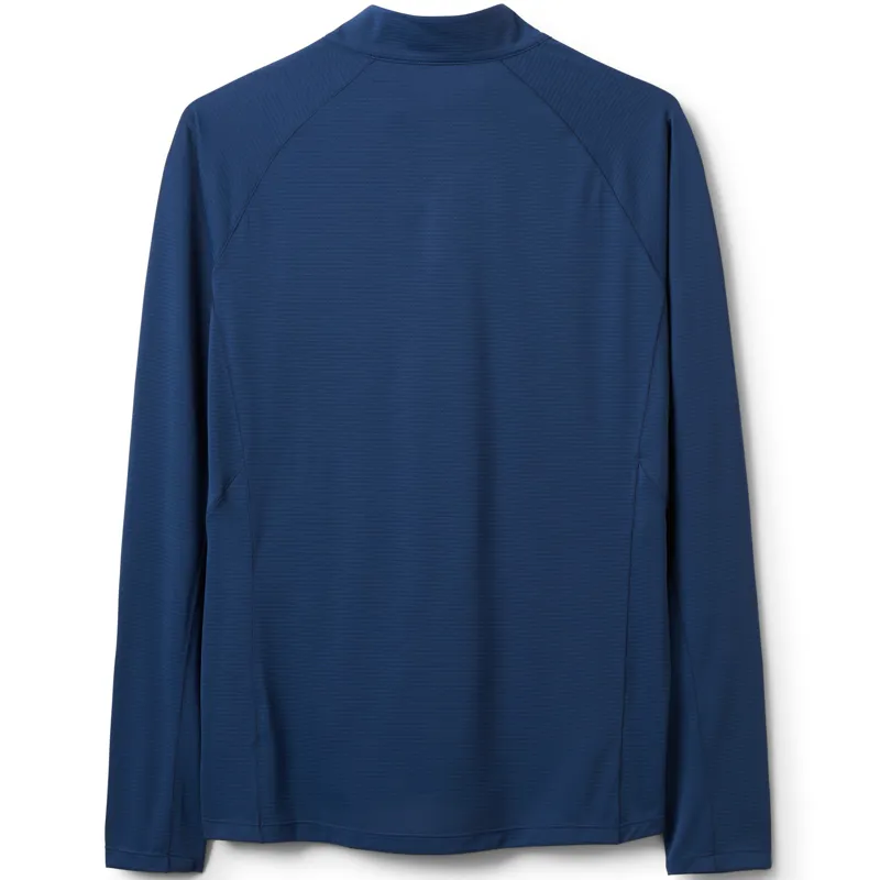 Rab Mens Sonic Long Sleeved Zip-Tee - Tempest Blue-1