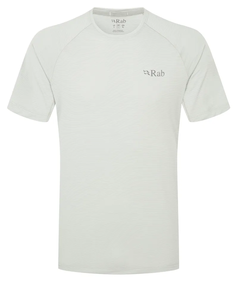Rab Mens Sonic Tee - Light Zinc