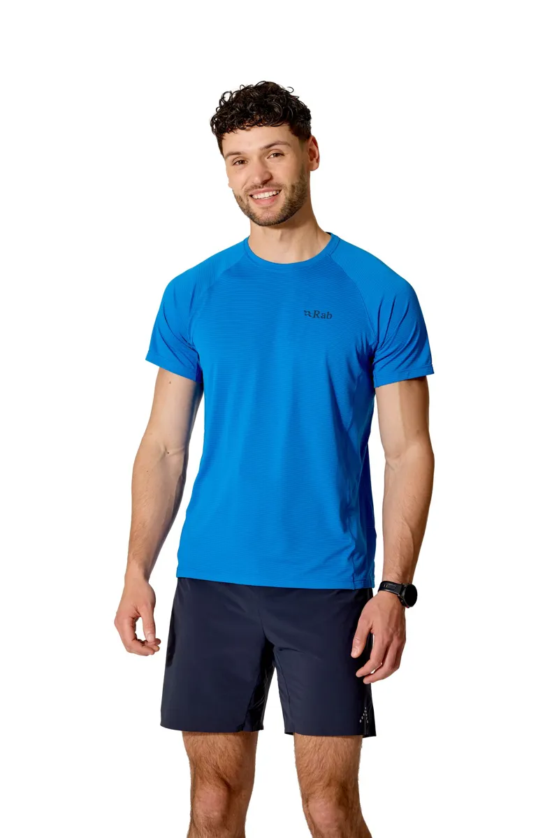 Rab Mens Sonic Tee - Tempest Blue-3