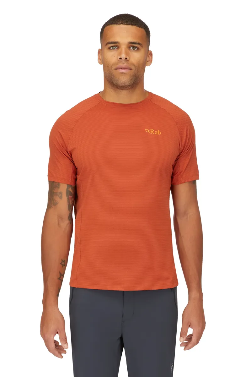 Rab Mens Sonic Tee - Red Clay-1