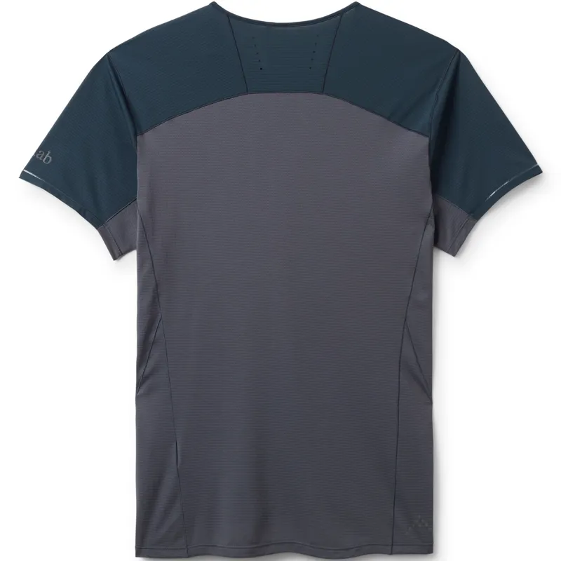 Rab Mens Sonic Ultra Tee - Beluga-Graphene-1