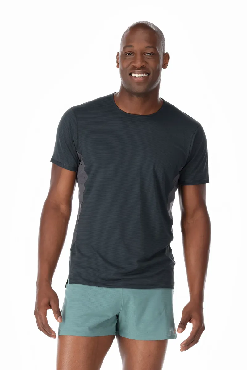 Rab Mens Sonic Ultra Tee - Light Zinc-Graphene-1