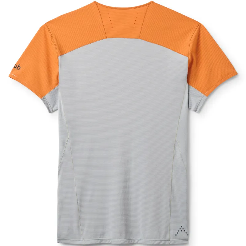 Rab Mens Sonic Ultra Tee - Dark Melba-Light Zinc-1